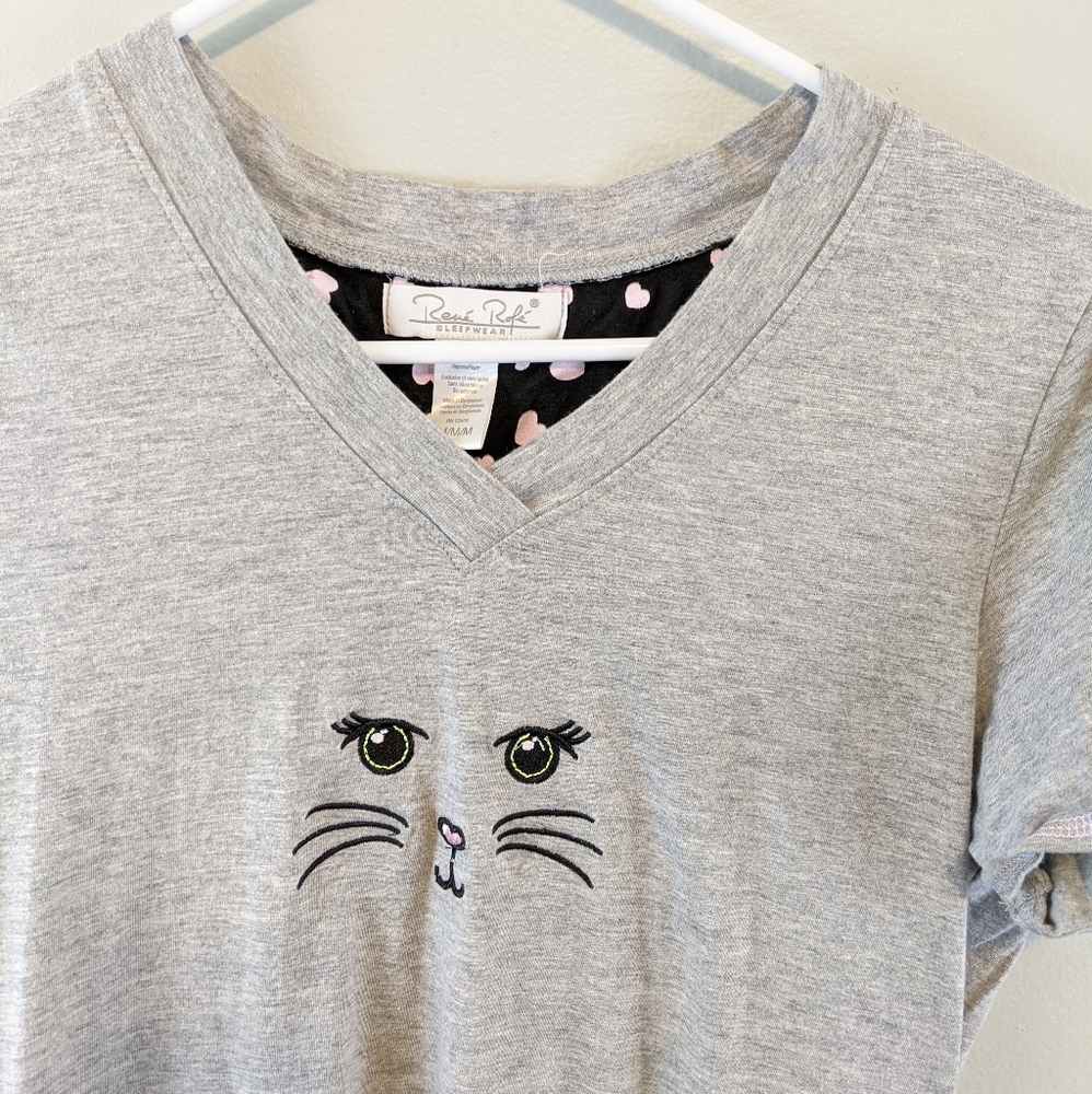 Kitty Face Nightshirt NWOT